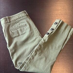 Banana Republic Green Chinos Classic Straight Leg
